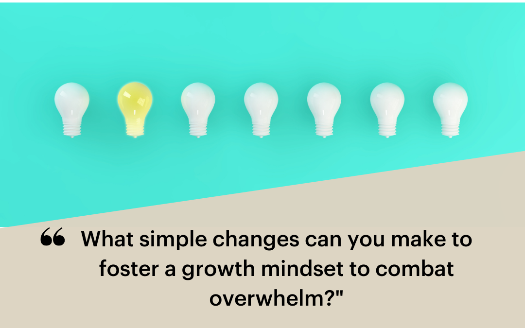 Developing a Growth Mindset to Combat Overwhelm